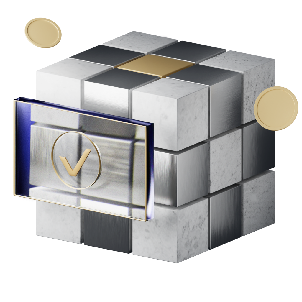 Private banking 3D illustration 3