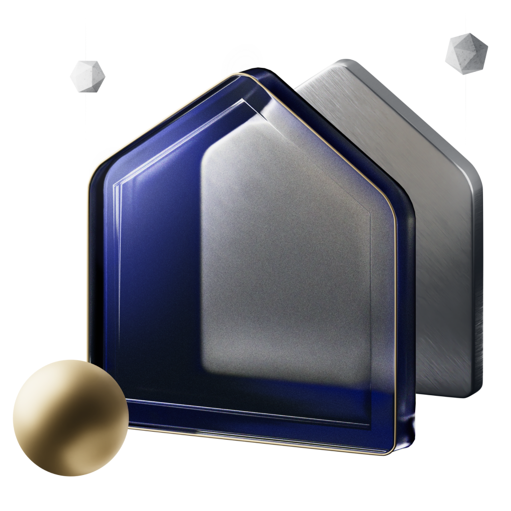 Private banking 3D illustration 2