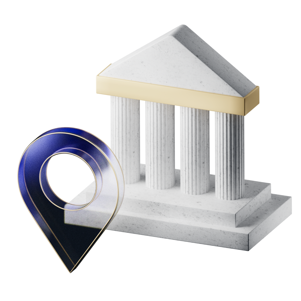 Private banking 3D illustration 11